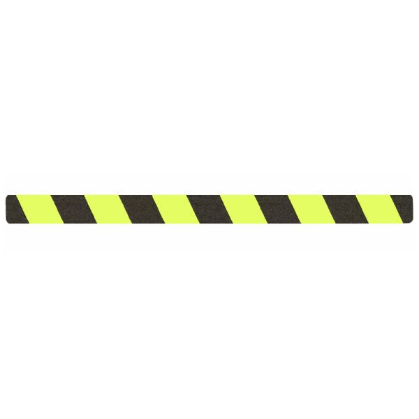 m2 surface antidérapante jour fluorescent R10 bandes individuelles 50x650mm, UE: 10 pièces, M3FV100503