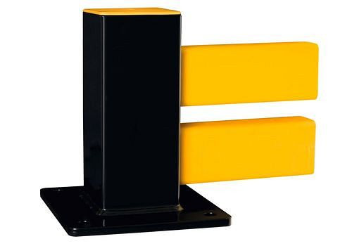 Poteau de support Moravia pour barrière de sol hybride, début et fin, 284929