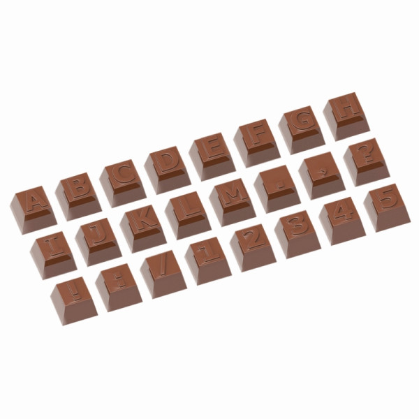 Moule à chocolat Schneider 275x135 mm, 26x26x18,5 mm, AM Pralines, 421628