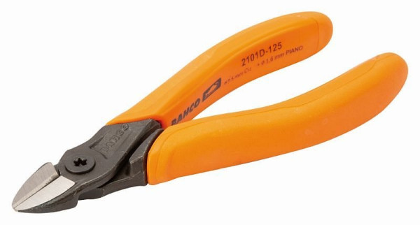 Pince coupante diagonale Bahco, mâchoires minces, 125 mm, en vrac, 2101D-125IP