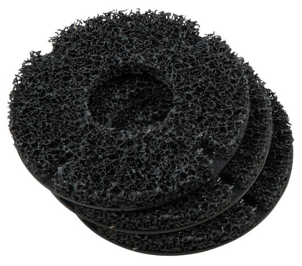 KS Tools jeu de disques de rechange pour meuleuse de moyeu de roue diamètre 160 mm, diamètre intérieur 75 mm, 3 pièces, 100.5071