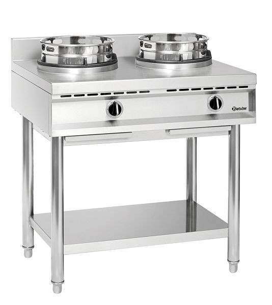 Poêle wok Bartscher, 2 feux, 1052103