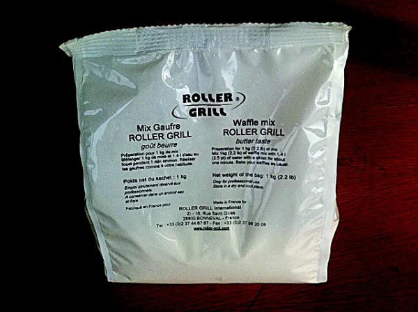 ROLLER GRILL Boîte de mélange à gaufres de 10 kg, prête à mélanger, il suffit d'ajouter de l'eau, 3058.2
