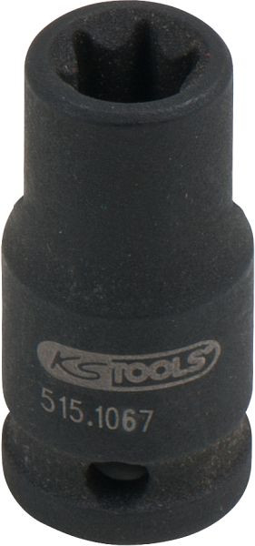KS Tools Douille Torx E 1/4", courte, E7, 515.1067