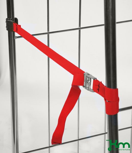 Ruban de sécurité Kongamek 900 mm, rouge, KMR1