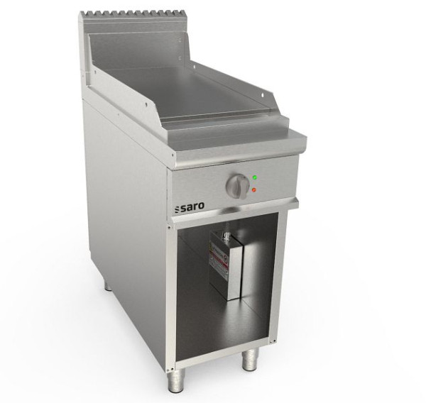 Plaque de cuisson électrique Saro 400 mm de large, support lisse LQ, 423-8725