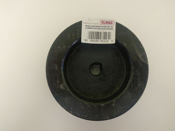 Poulie à courroie trapézoïdale étagée ELMAG n° 63, pour PROFI 914/150 (nouveau modèle), 9808118