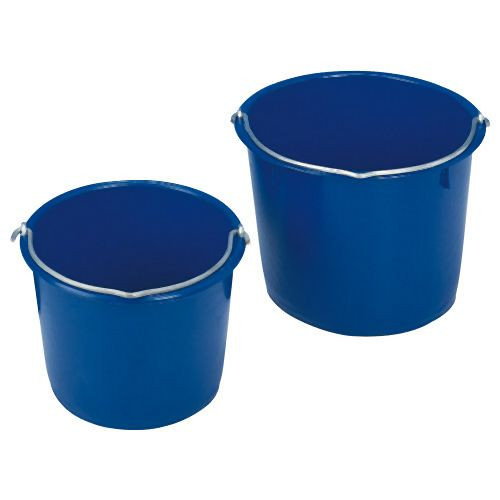 Seau en plastique Karl Dahm bleu, 12 litres, 10616