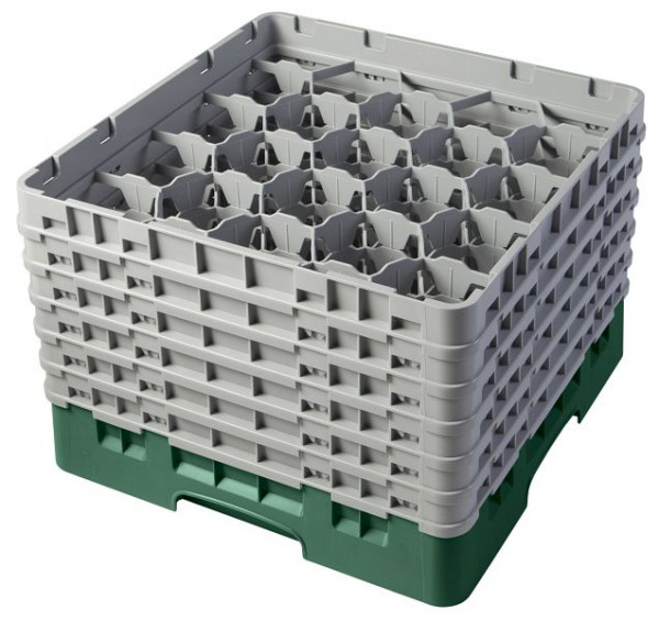 Panier de lavage Cambro 20 compartiments Camrack®, vert bouteille, 29,8 cm, lot de 2, 20S1114119