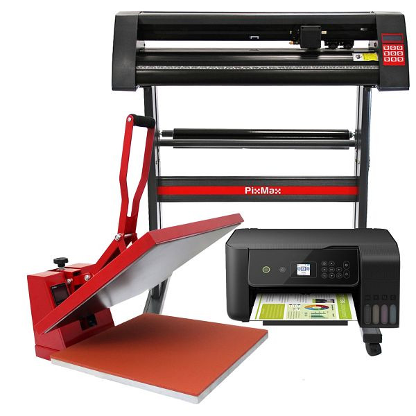 Presse à transfert PixMax et traceur de découpe de vinyle avec imprimante Epson, 10566