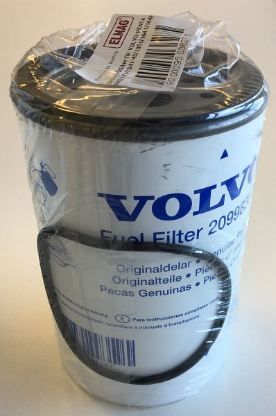 Filtre à huile by-pass ELMAG pour moteurs VOLVO-PENTA, TAD940/941/1341-45/1351/1641/1642GE, 9503627