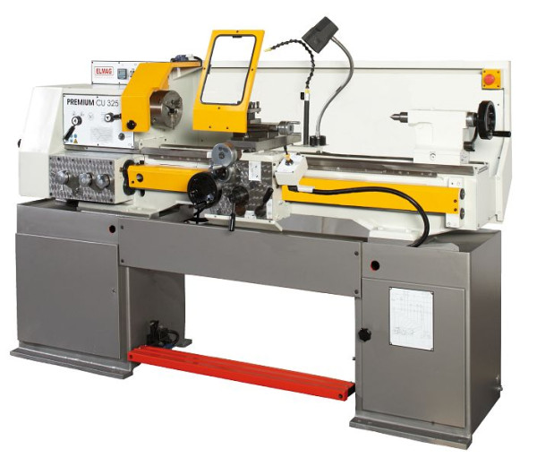 Tour universel ELMAG, PREMIUM CU 325 RD - Largeur de centre variable 1000 mm-, avec mandrin de tour RÖHM, 88601