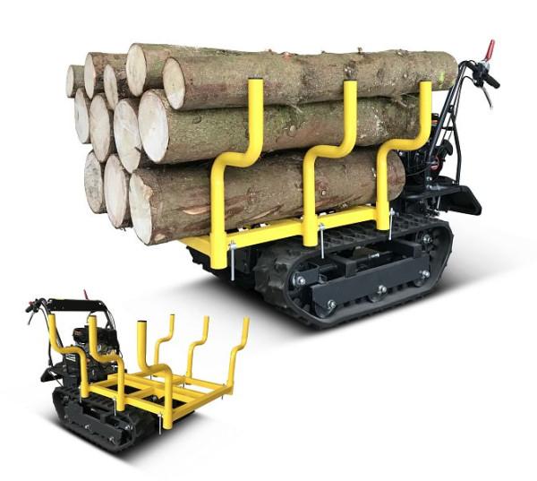 Mini dumper sur chenilles BAMATO, pilier en bois, MTR-300H