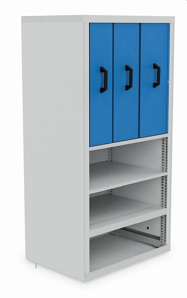 Bedrunka+Hirth Module 8, 1000 2x cadre de support, 1x paroi arrière, 2x paroi d'extrémité latérale, 1x jeu de bases de support, 1049 x 733 x 2030 mm, SRK08