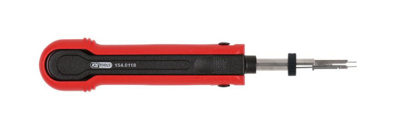 Outil de déverrouillage KS Tools pour fiches plates/prises plates 2,8 mm (KOSTAL SLK), réglable dans 1 direction, 154.0118