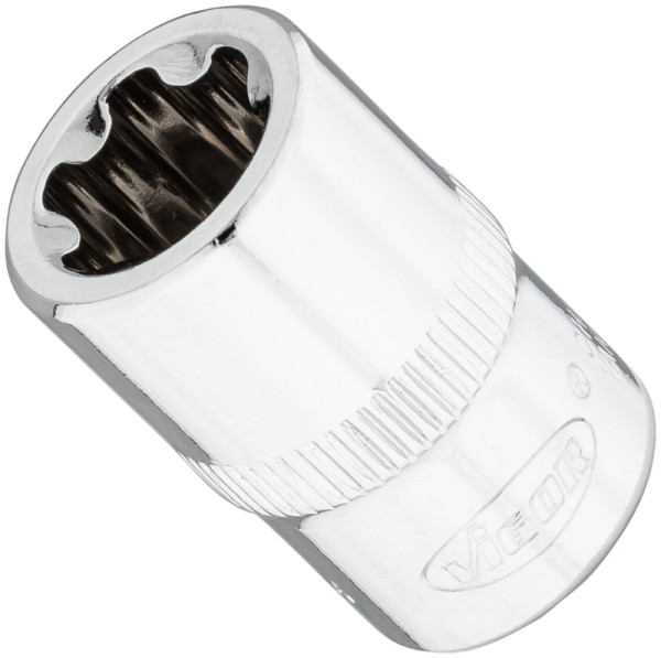 Insert pour clé à douille VIGOR T-Plus, carré 10 mm (3/8"), profil E+, E14+, V7920-EP14
