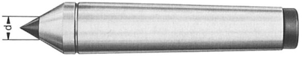 Pointe fixe MACK avec insert en carbure DIN 806