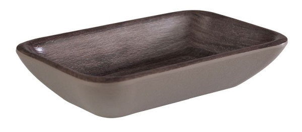 Bol APS -OAK-, 11,5 x 7 cm, hauteur : 2,5 cm, mélamine, aspect chêne, 0,1 litre, lot de 20, 84434