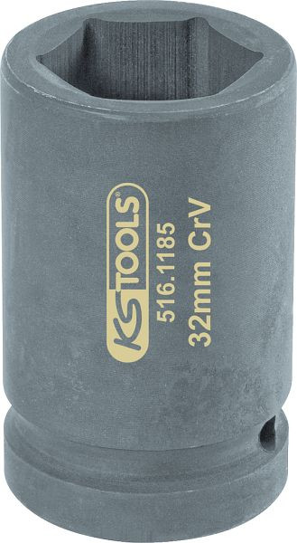 KS Tools Clé à douille hexagonale 1" taille 32 mm, 516.1185