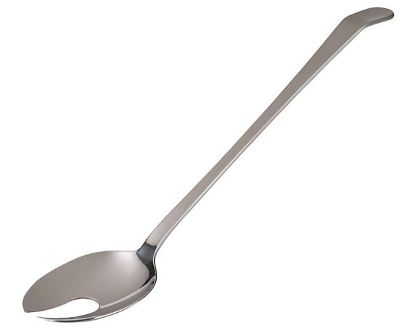 Fourchette à salade APS, grande, longueur totale : 29 cm, acier inoxydable 18/10, partie avant polie, manche mat, 00591