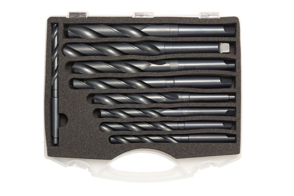 ELMAG Cassette de perçage HSS MK 2 / MK 3 PREMIUM9 pièces, 14,5 - 30 mm, 82033