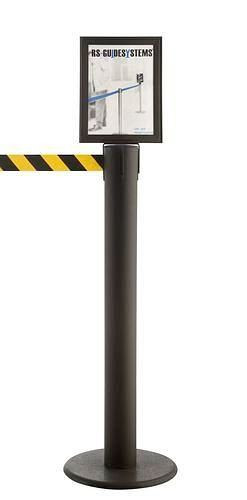 Panneau de signalisation DENIOS pour systèmes de guidage de personnes Traffico Type 8.5, enfichable, 241-400