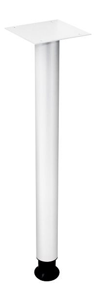 Pied d'appui Hammerbacher rond blanc, diamètre : 60 mm, VSTFH/W