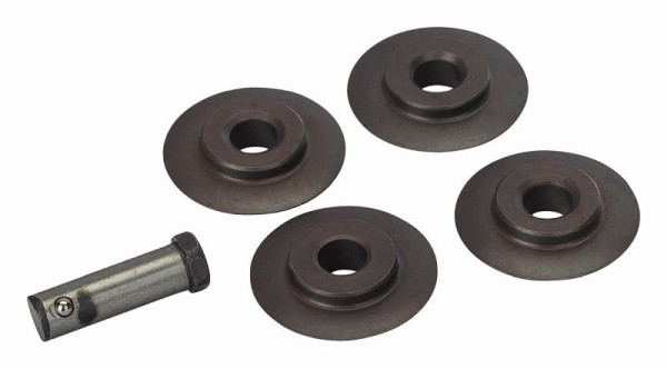 Roues de rechange Bahco (4x) et goupille de verrouillage à bille (1x) pour coupe-tube 401/402, 402-95-SET