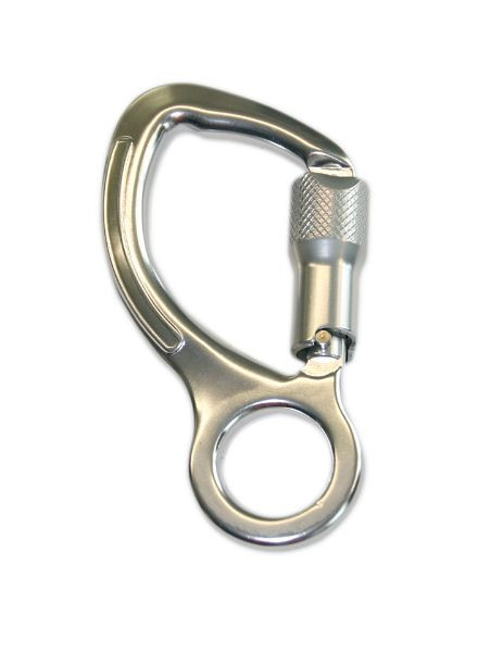 Oeil captif de Skylotec mousqueton 27kN KOBRA AL TRI, anthracite / sur la fiche produit, H-152-TRI