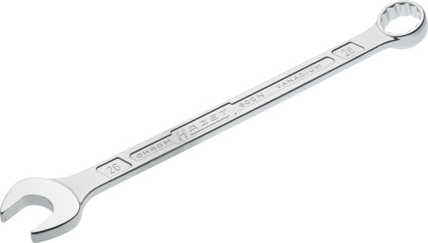 Clé mixte Hazet, Profil de traction double hexagonal extérieur, 26 mm, 600N-26
