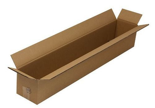Boîte pliante en carton ondulé TransPak à 2 parois, dimensions intérieures 1000 x 150 x 150 mm, qualité 2.30BC, paquet : 20 pièces, 299389
