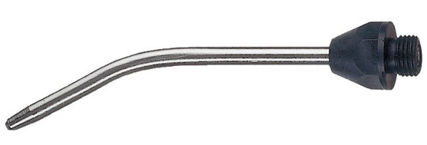Buse d'extension ELMAG, courbée (acier nickelé), alésage 2,3 mm, 110 mm, AG M12x1,25, pour soufflettes, 32512