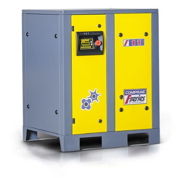 Compresseur à vis Comprag F1510, version de base sans conteneur ni sécheur frigorifique, jusqu'à 10 bar, 11410402