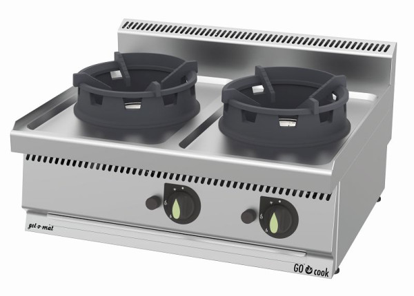 Cuisinière wok à gaz gel-o-mat 21,0 Kw, GO Cook 700, WC8070G