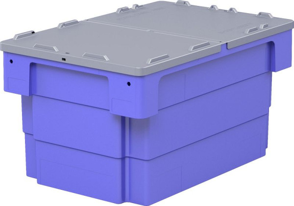 Couvercle coiffant BITO DSBS64-F 600x400 gris, pliable, 51030