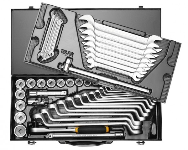 Jeu de clés à douille ELORA 1/2 ", 12 tranches, 49 pièces 10-32 mm, 770-RDS12MU, 0770560402000