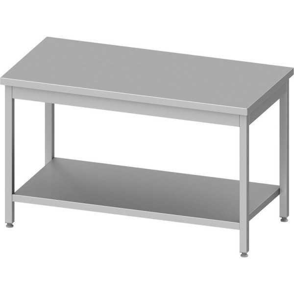 Table de travail Stalgast ECO avec base 2000x600x850 mm, sans dosseret, à monter soi-même (AISI201), DAT20662