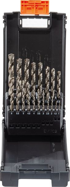 Projahn cassette plastique HSS-Co Speed 19 pièces 1 - 10 mm, 67380