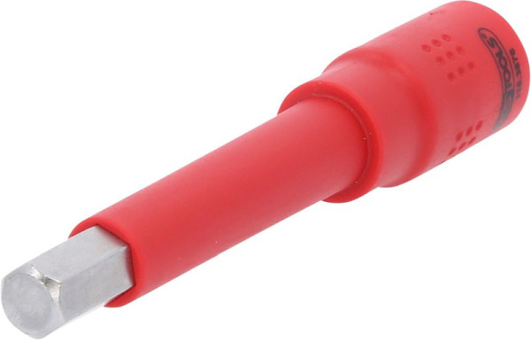 KS Tools Douille hexagonale isolée 3/8", 10 mm, 122 mm de long, 118.3876