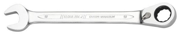 Clé à fourche ELORA avec cliquet à levier, réversible, 204, taille: 6 mm, 0204000063000