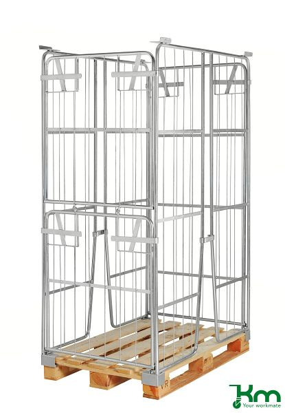 Conteneur palette Kongamek, porte sur le côté 800 mm, KM901800-K