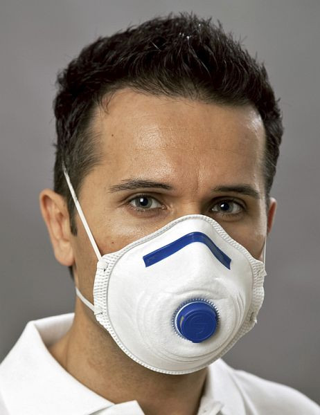 EKASTU Safety Masque respiratoire de EKASTU Safety Mandil FFP2 / V, UE: 12 pièces, 411281