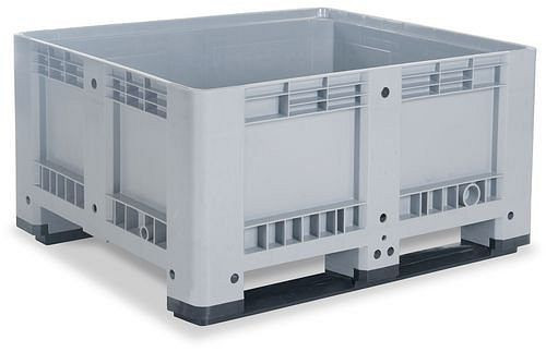 Caisse-palette DENIOS SB 10-K en plastique, avec 2 glissières, volume de 430 litres, 217-099