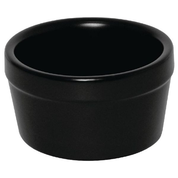 OLYMPIA Moules cocotte rustique noir 7.7cm, UV: 6 pièces, DK830