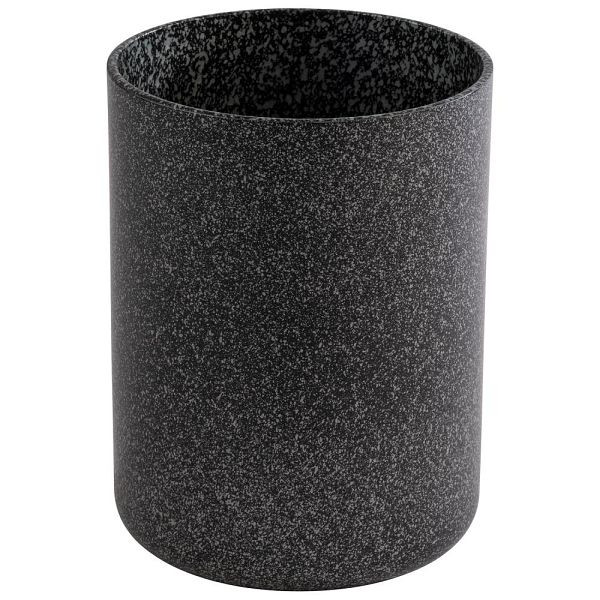 Plan de toilette/refroidisseur de bouteilles APS noir/argent, Ø 11,5 cm, hauteur : 15 cm, aluminium, revêtement antiadhésif, 36140