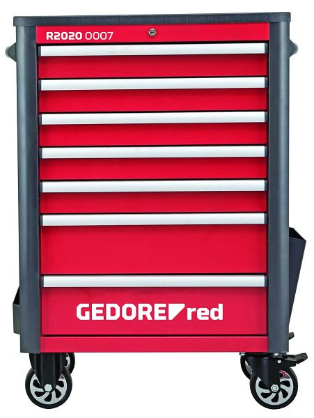 Desserte d'atelier GEDORE rouge WINGMAN 7 tiroirs, 1034x724x470, 3301690