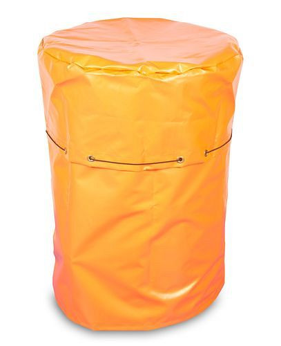 Housse en PVC DENIOS, étanche, pour vestes chauffantes de 200 litres avec un maximum de 1100 watts, 280-735