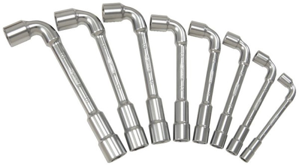 KS Tools ULTIMATEplus jeu de clés à douille double, coudées, 11 pièces, 517.0451