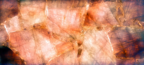 rutec Projekt pour papier peint VARDAflex 480x220x20mm, pierre naturelle, quartz fumé, gris, élément de design marron, PCFSMQ