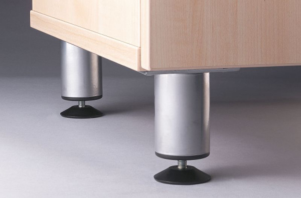 Ensemble Hammerbacher KBFU argent, hauteur env. 9 cm, réglable en hauteur, VKBFU